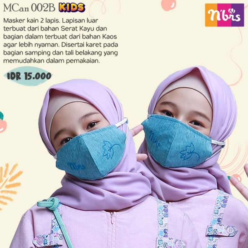 SALE MASKER ANAK NIBRAS MCAN 002B