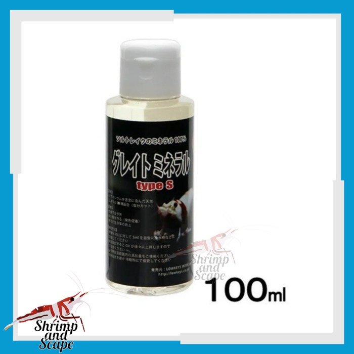 Lowkeys Great Mineral Type S 100ml GH Booster GH+ Mineral Udang Hias