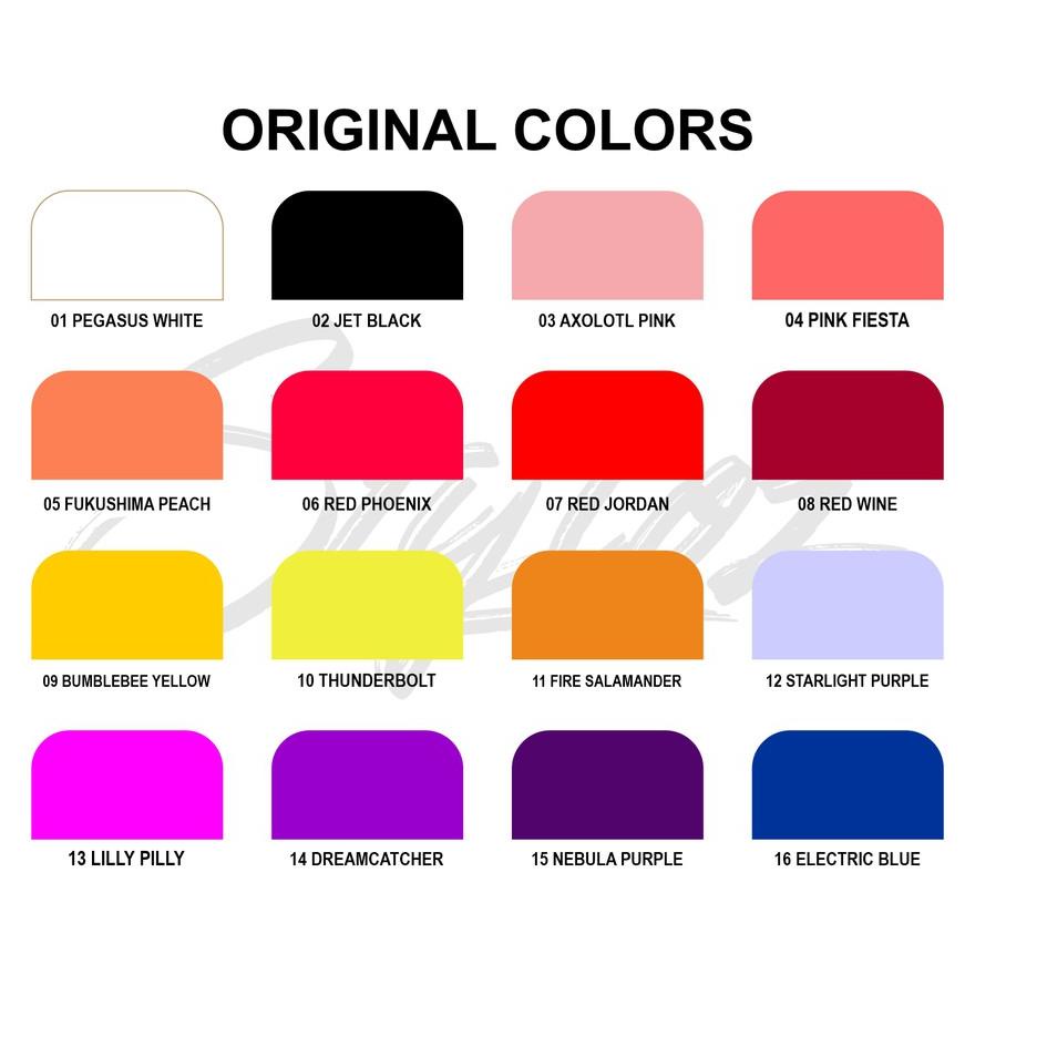 

[KODE CFNV0] Styloz Fabric and Leather Paint - Original Colors (1-20)