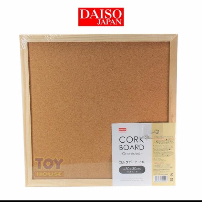 

Office & Stationery | Alat Tulis | Daiso Cork Board 30X30 Cm/ Pinboard/Soft Board/Papan Tempel Mading | Best Seller