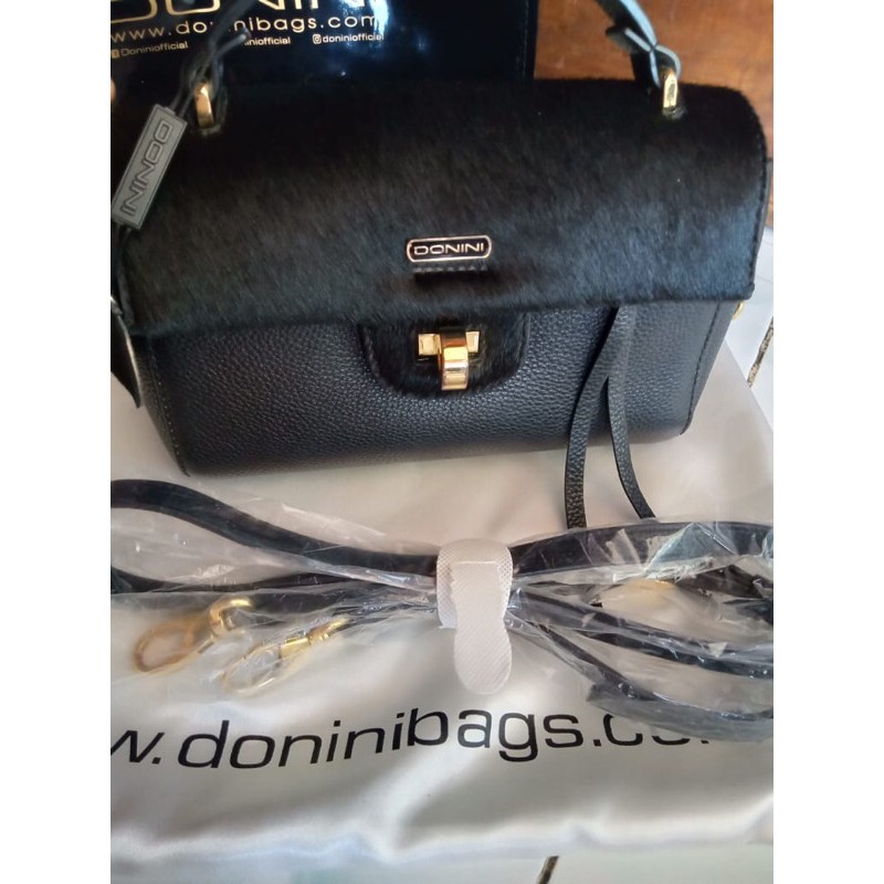 donini vigo black pony hair