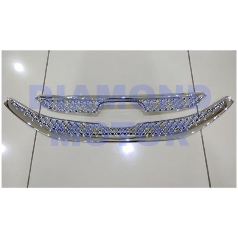 Honda Mobilio Ring Lis List Garnis Cover Chrome Grill Depan Bentley