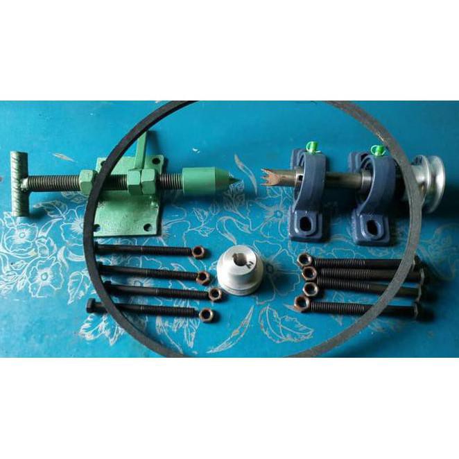 COD komponen mesin bubut kayu manual tanpa pisau bubut