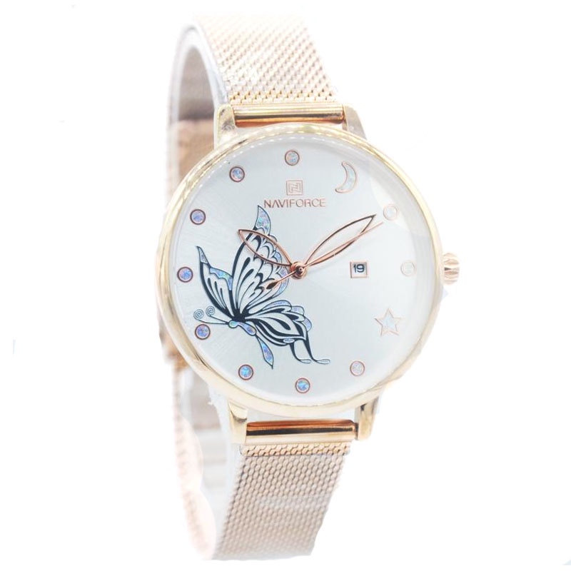 JAM TANGAN NAVIFORCE 5011 L1 ST LA WOMEN - STAINLESS STEEL - ROSE GOLD NAVIFORCE ORIGINAL 5011 JAM N