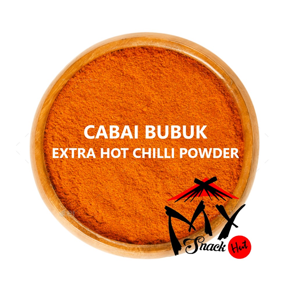 CABAI BUBUK 100GR - CHILLI POWDER SERBUK CABE MERAH SUPER PEDAS CHILI GROUND LOMBOK EXTRA HOT