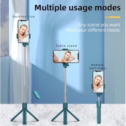 Tongsis Tripod Bluetooth Selfie Stick Remote Tripod HP / Tongsis Tripod Bluetooth Selfie Stick Remote Action Cam