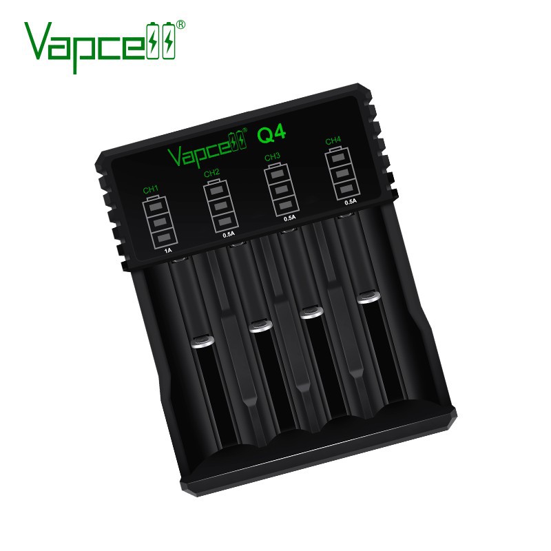 CHARGER VAPE VAPCELL Q4 SMART CHARGER 4 SLOTS