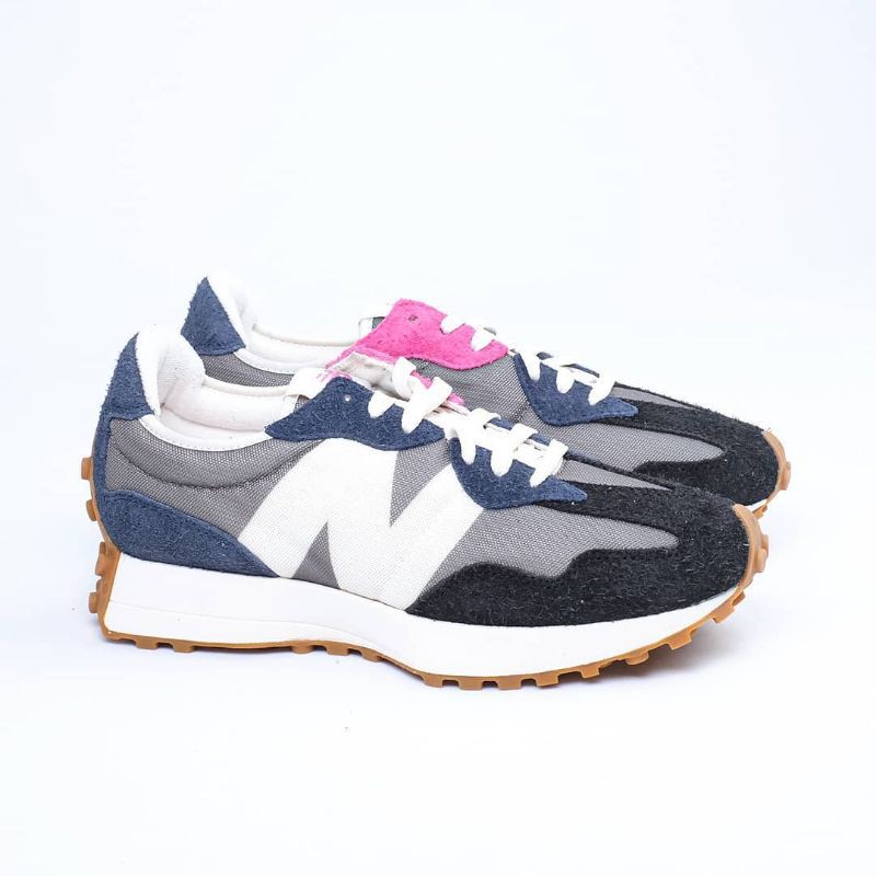 New Balance 327 Grey Navy Black