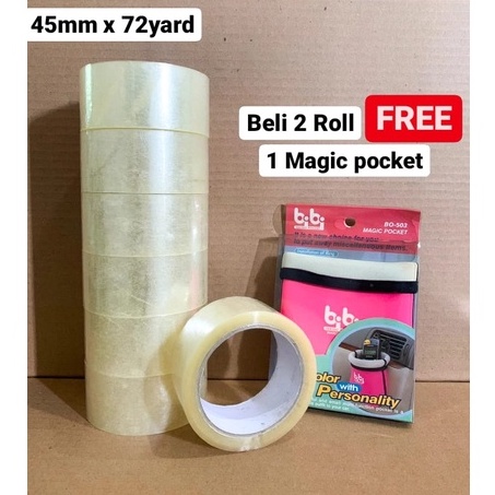 

LAKBAN BENING 45mm x 90 yard 1 SLOP (ISI 6)