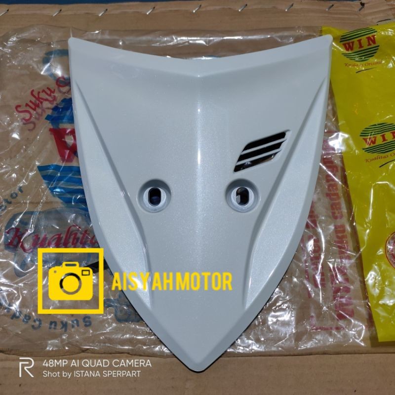 Cover Dasi Tameng Kecil Honda Vario 110 CW Putih Warna Putih