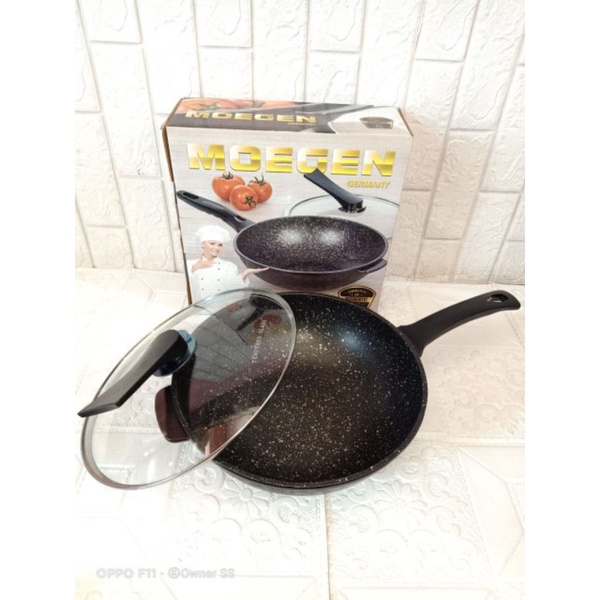 Panci moegen germany anti gores wok pan moegen