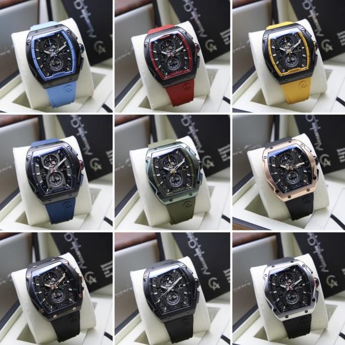 [ ORIGINAL ] Jam Tangan Pria Alexandre Christie 6608 AC 6608 MC