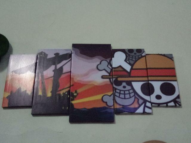 Wall Art / Hiasan Dinding Minimalis 5 Panel One Piece Op-001