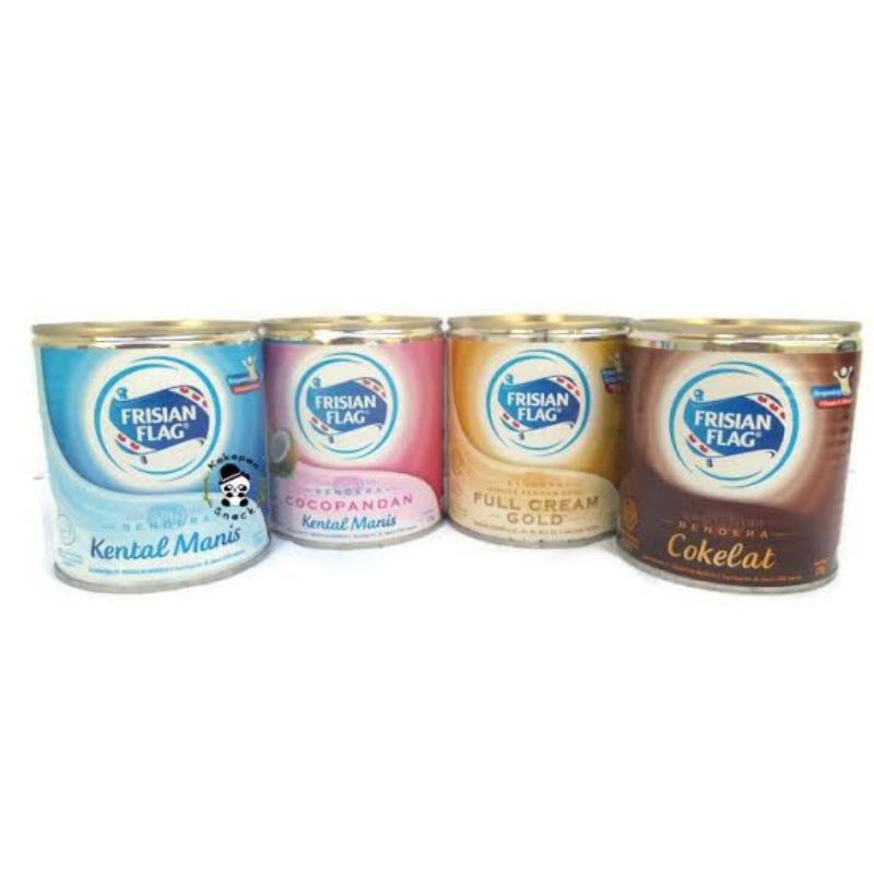 

FRISIAN FLAG Kental Manis ,Coklat ,Full cream Kaleng 370g