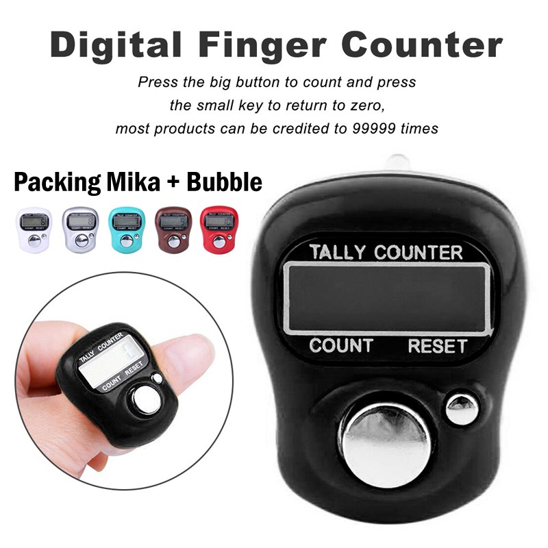 Jual Laciola Tasbih Digital Counter Finger Alat Hitung Jari Mini Otomatis Shopee Indonesia