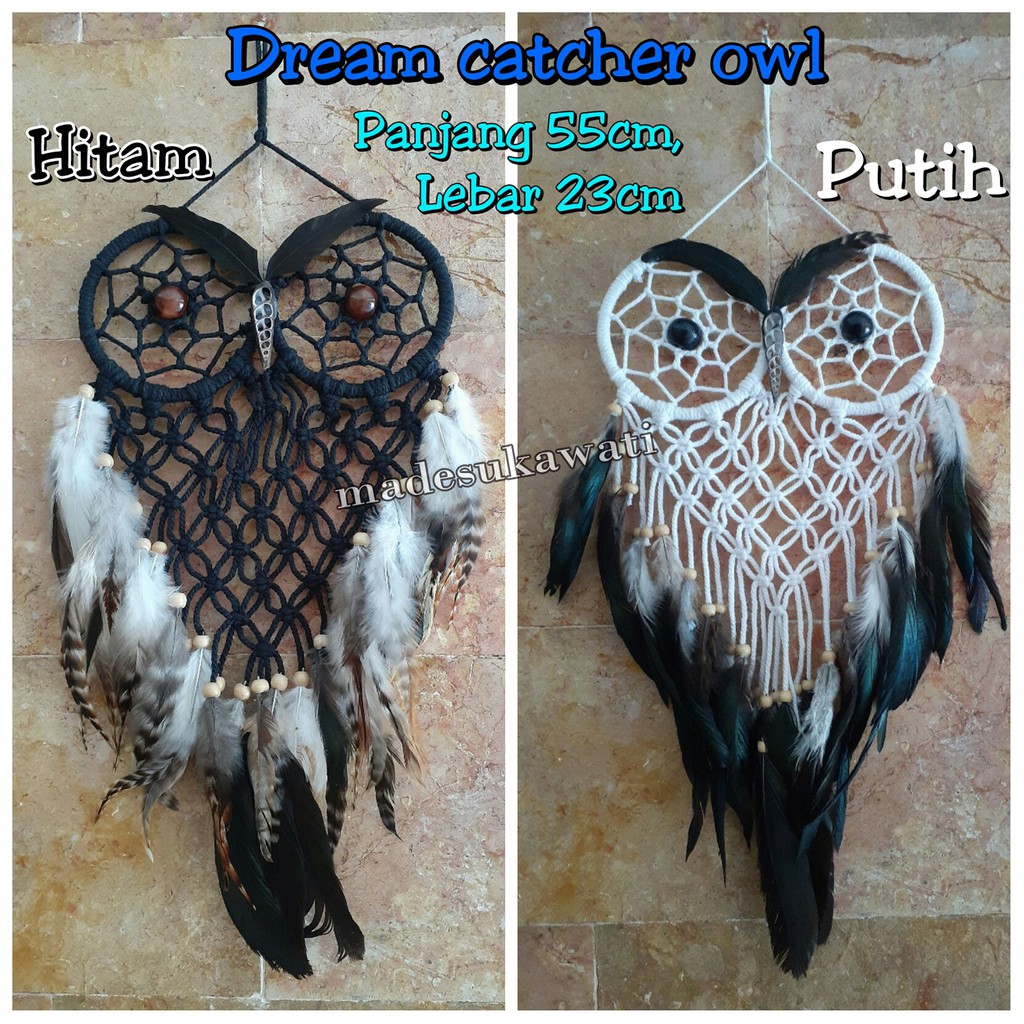 Dream catcher bali OWL 01 55cm