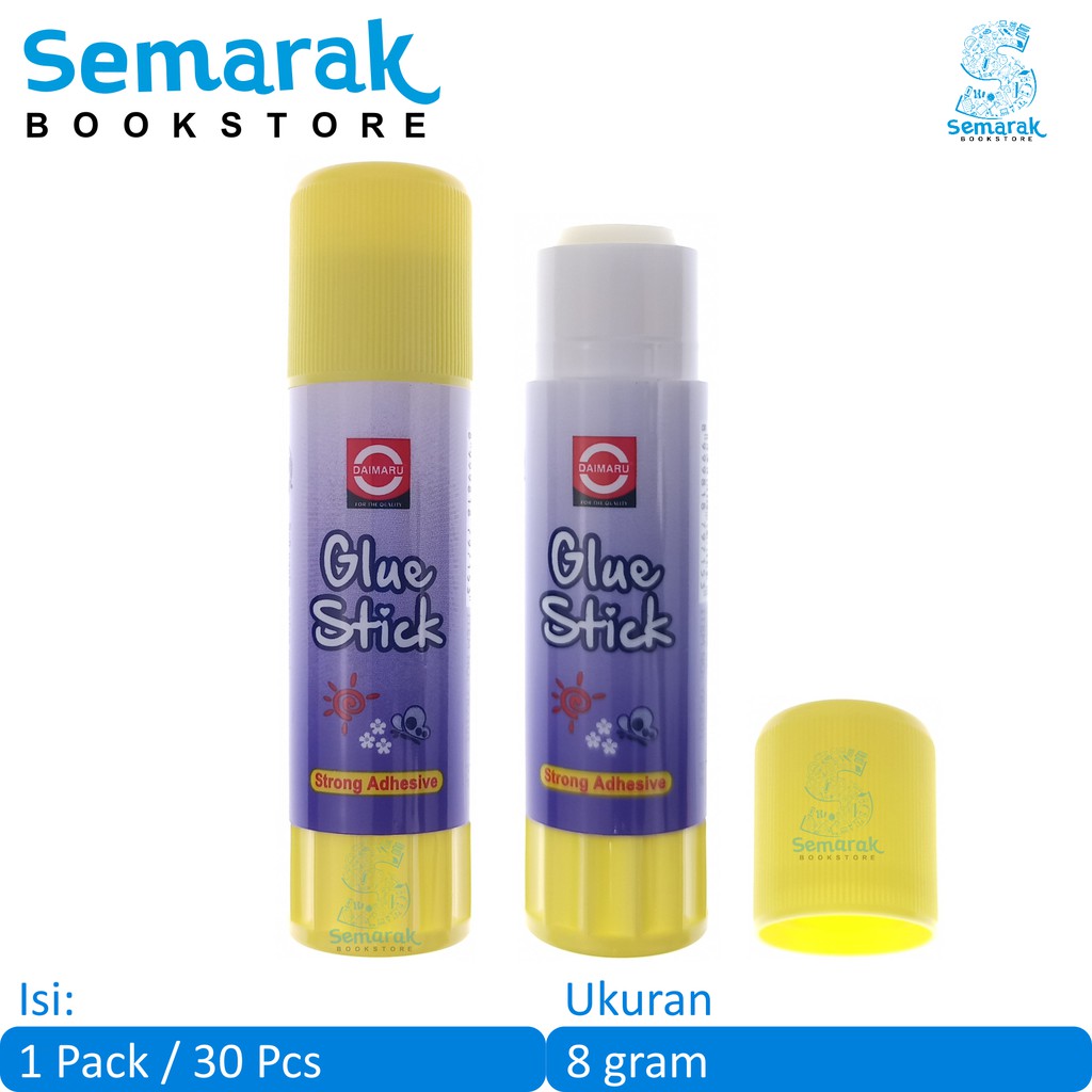 

Perekat Yang Kuat Daimaru Lem Stik 8 Gram [1 Pack / 30 Pcs]