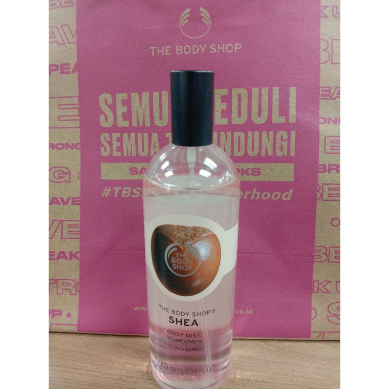 shea body mist 100 ml the body shop