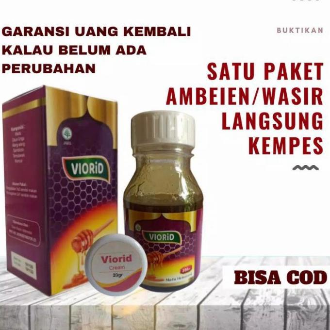 PROMO paket VIORID obat herbal untuk ambeien ampuh Asli
