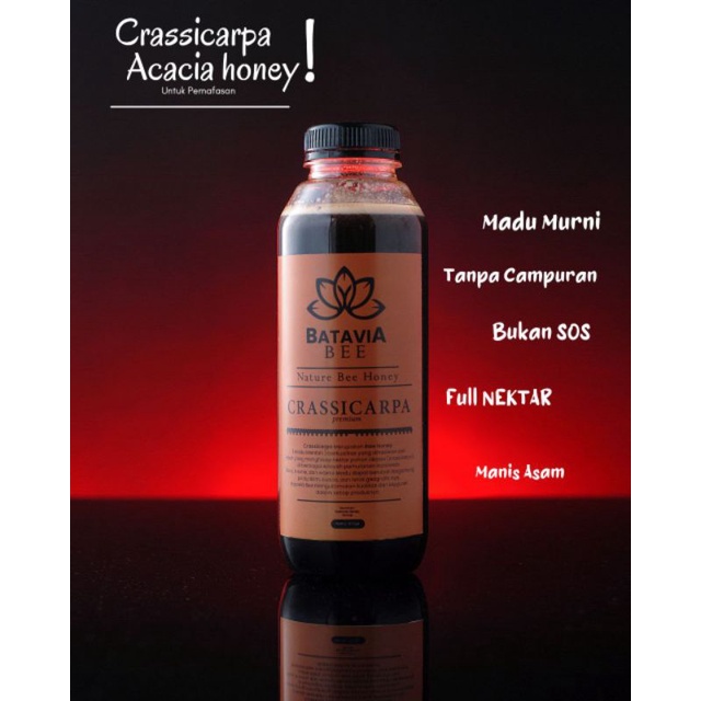 

Madu Murni BATAVIA bee (nektar crassicarpa 650gr)
