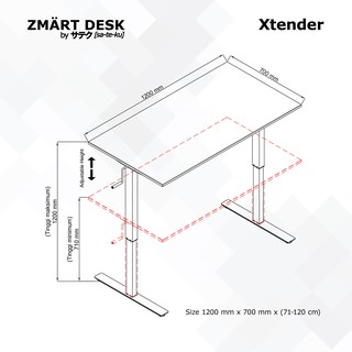  Meja  Kerja Meja  Besar Lebar Adjustable  Tinggi BUKAN IKEA 