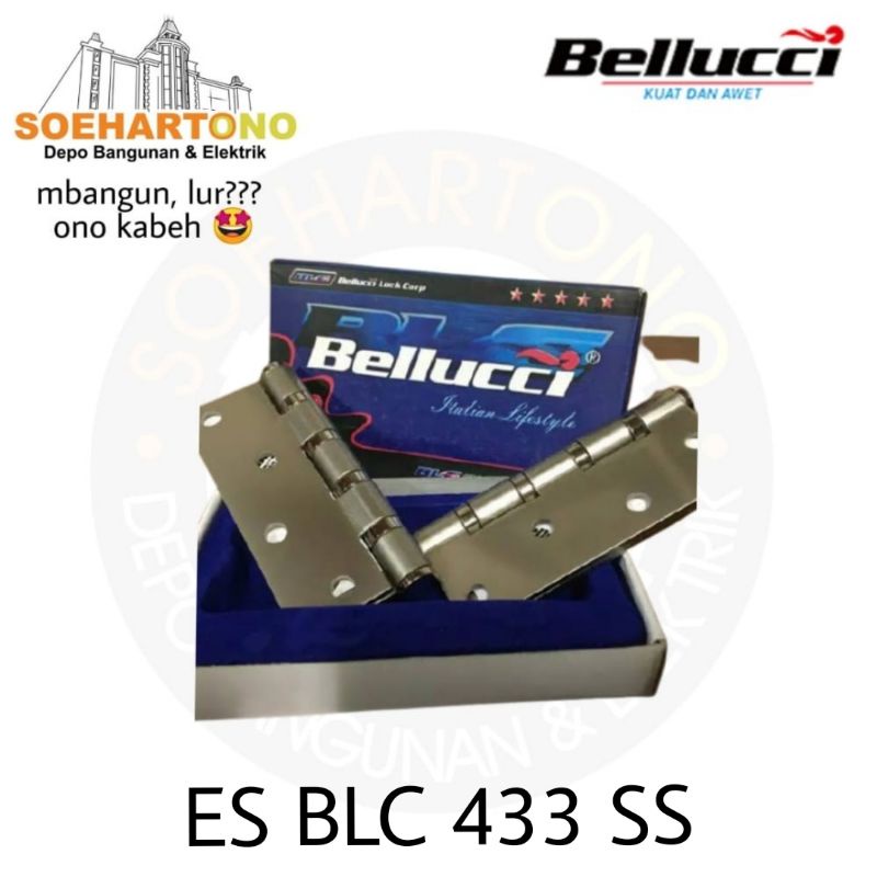 ENGSEL PINTU BELLUCCI 4INC TEBAL 3MM