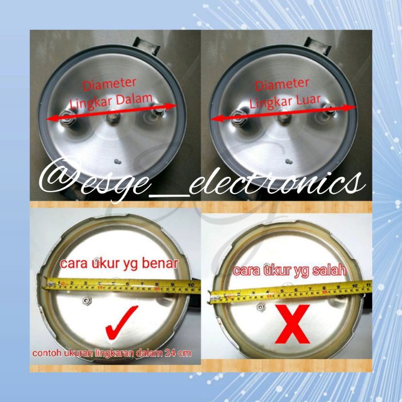 ORIGINAL KARET SEAL PRESTO 28 CM KARET TUTUP PANCI 28CM SIL KARET PANCI PRESTO 28 CM 12 LITER TUTUP PANCI KARET PUTIH KARET PANCI PRESTOKARET PRESTO PANCI PRESSURE COOKER 18 20 22 24 26 28 30 32 CM 3 - 16 LITER 7 8 10 12 LITER SIL PANCI PRESTO KARET UAP