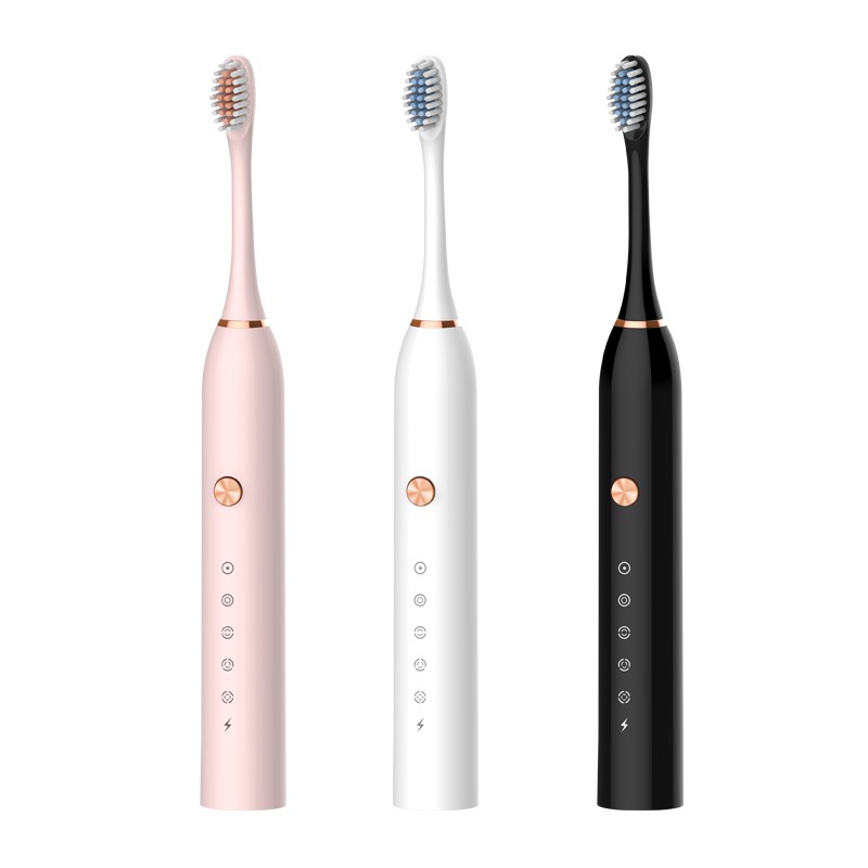 Sikat Gigi Elektrik Listrik Otomatis Toothbrush Automatic Waterproof 5 Mode 3 Sikat Lembut 3.0