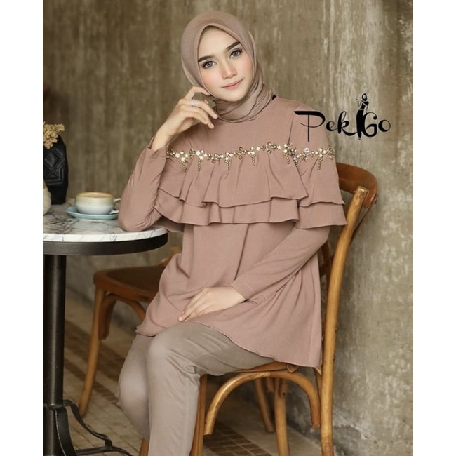 Pekgo Apparel - New Sabrina Blouse Nudcapu