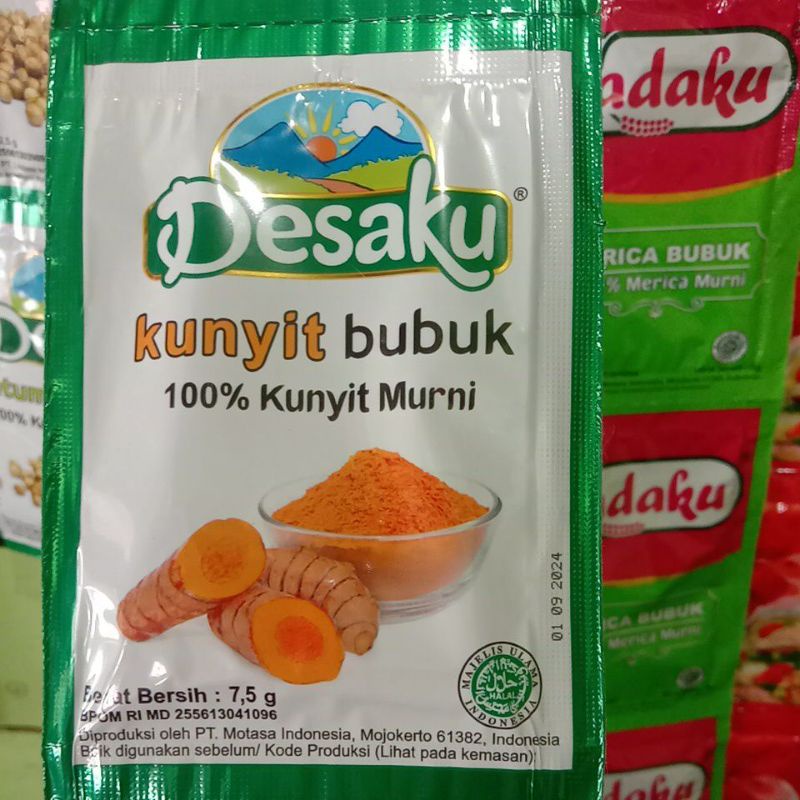 Kunyit bubuk Desaku sachet