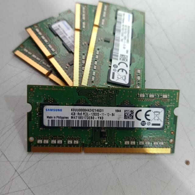 Memory RAM Sodim SAMSUNG 4GB 12800S PC3L 1RX8