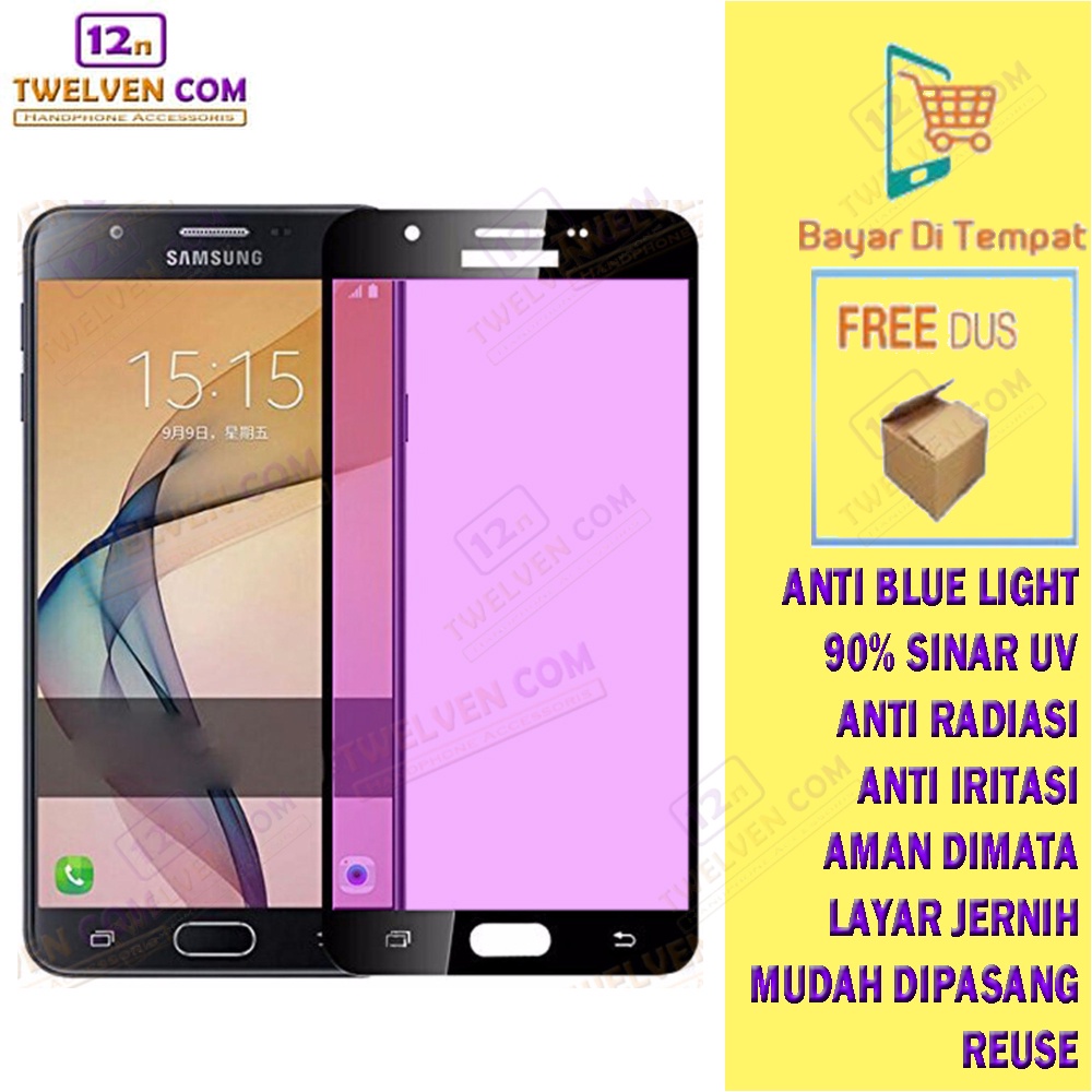 [FLASH SALE] ANTI BLUE LIGHT TEMPERED GLASS Samsung J7 Prime