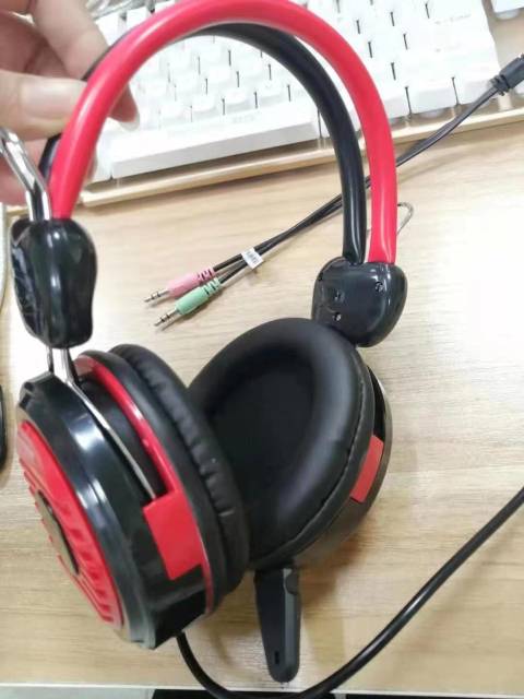 HEADPHONE GAMING X6 + LED HEADSET GAMING X6 PLUS LED SUPER BASS