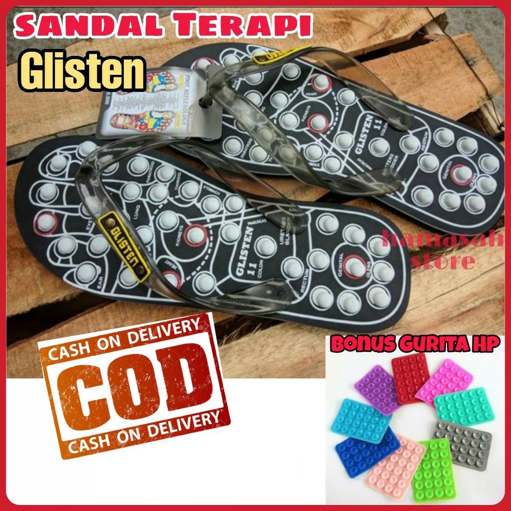  Sandal  Kesehatan Terapi Glisten  Swiss Sandal  Refleksi  