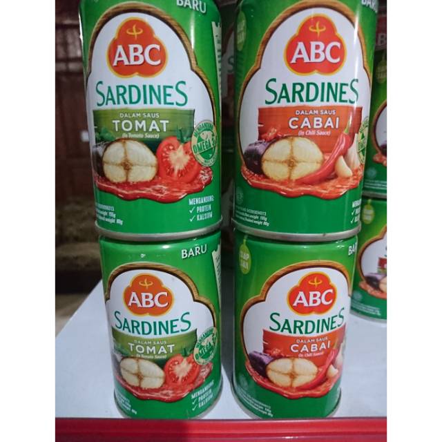 

SARDINES ABC 155 gram TOMAT / CABAI