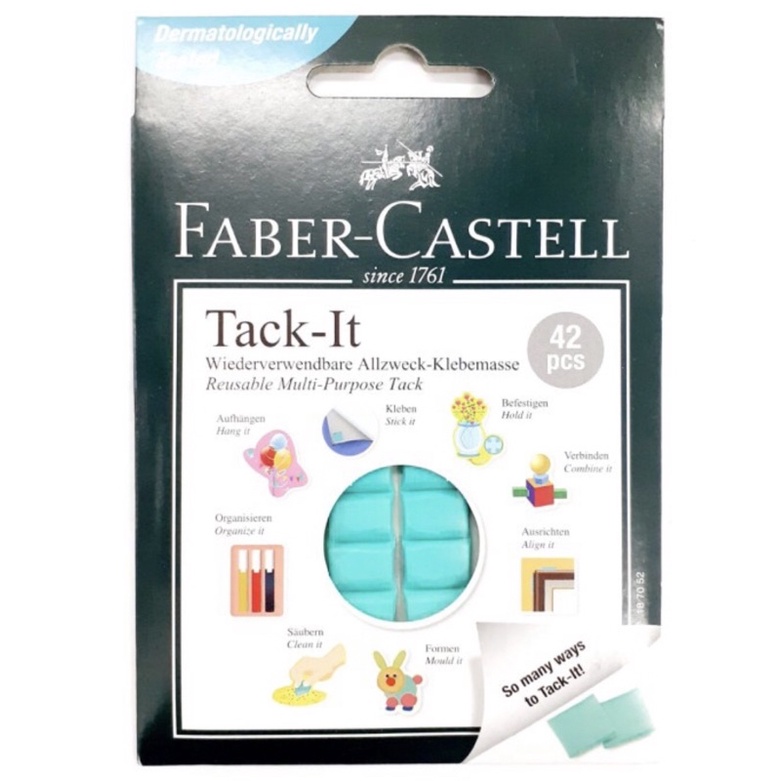 

TACK IT 30gram FABER CASTEL 42pcs WARNA HIJAU (187052)