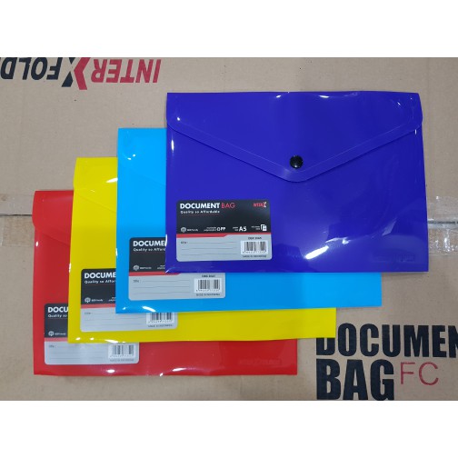 

Document Bag A5 InterX Opaq / Amplop plastik A5 DBX20A5