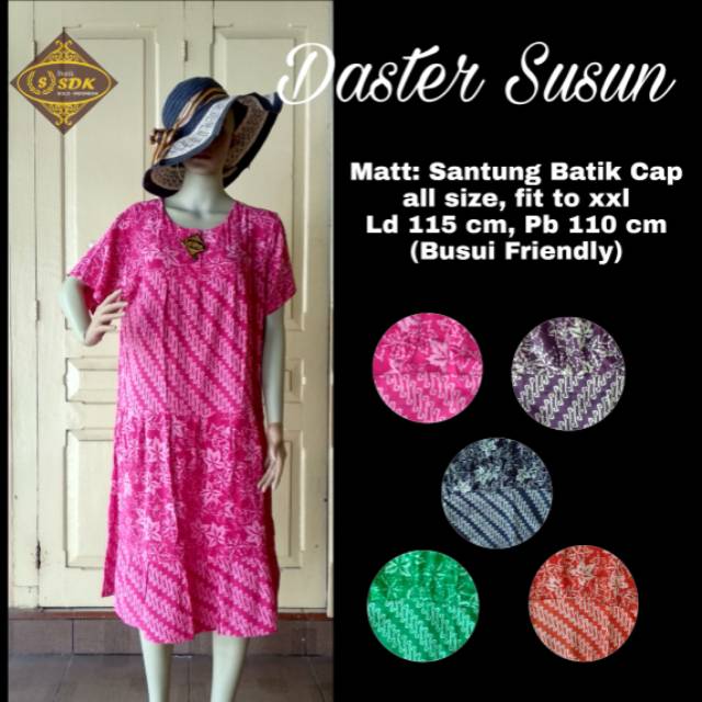 Daster Susun/ Daster Batik Cap