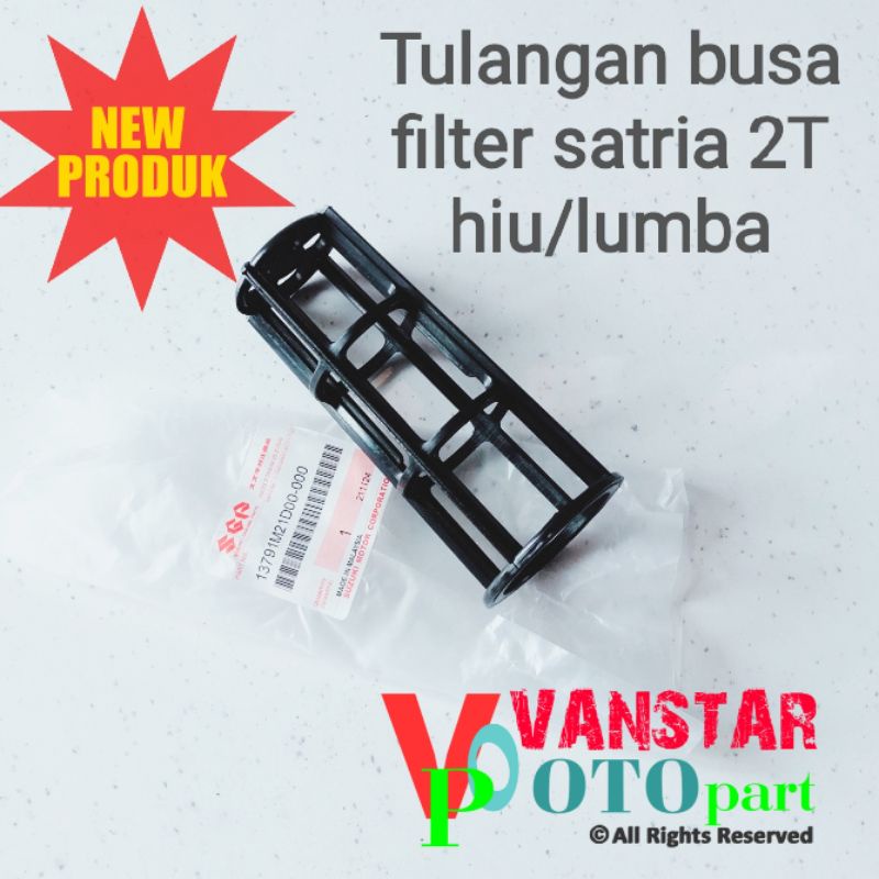 Tulangan rangka busa filter satria lumba hiu rgx rgsport rgv 2tak