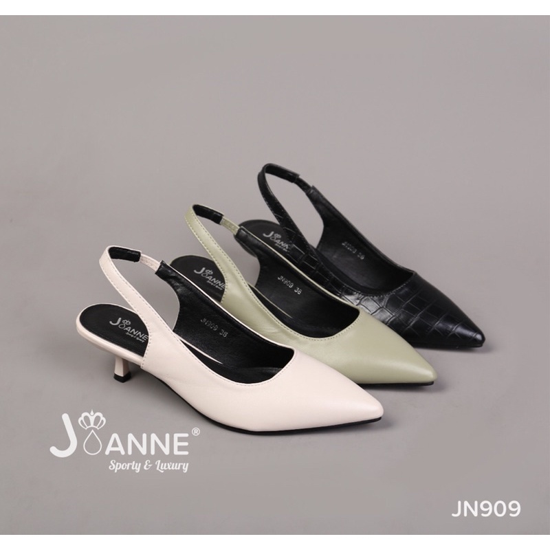 RESTOCK!! [ORIGINAL] JOANNE Slingback Heels Shoes Sepatu Wanita #JN909