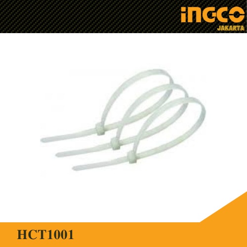 Kabel Ties 10cm Putih 100Pcs Cable Ties INGCO Tie Pengikat Kabel Dasi