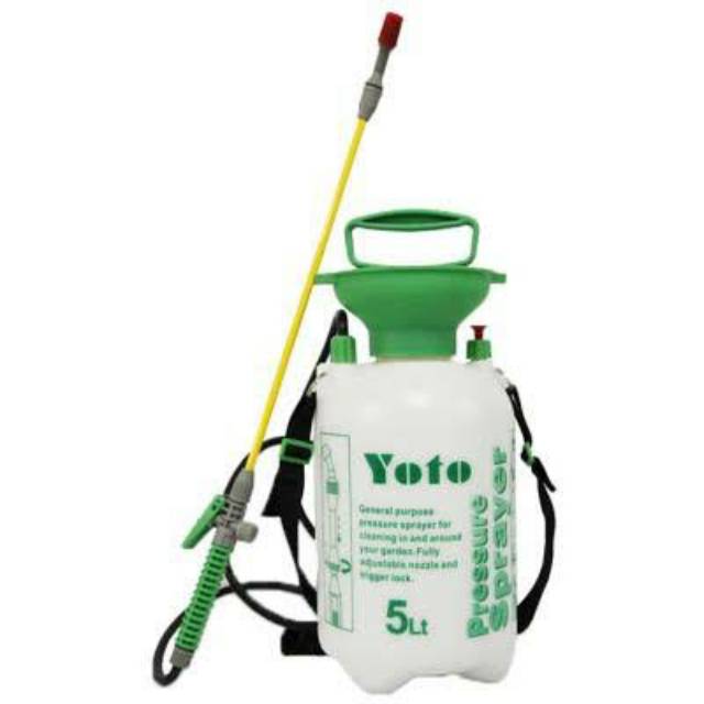 Sprayer spayer yoto 5 liter ltr lt l manual pvc hama semprotan virus manual kocok disinfectant