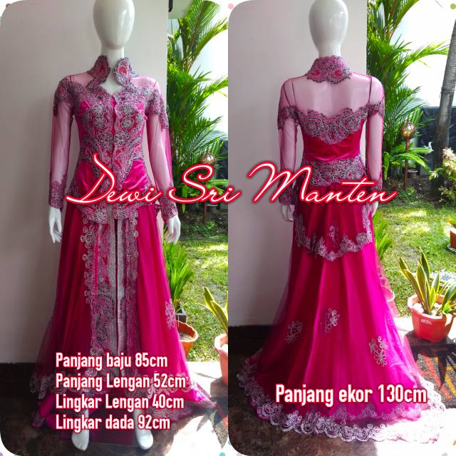 Kebaya bludru manten