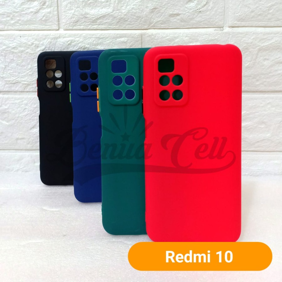 CASE BABY SKIN MACARON PROTECT CAMERA XIAOMI REDMI 10 SOFTCASE - GA