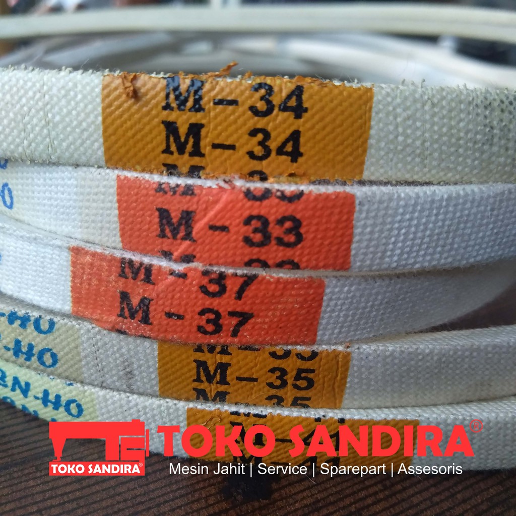 Panbel mesin jahit - obras/Timing Belt-V Belt-Fan Belt-Tali Dinamo Mesin Jahit Industrial
