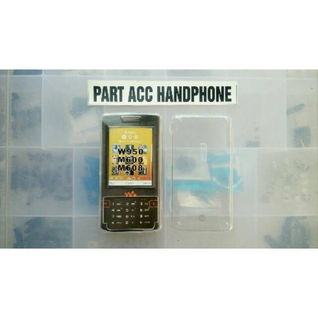 Softcase hardcase mika bening sony ericsson w950 w950i m600 m600i m608 m608i