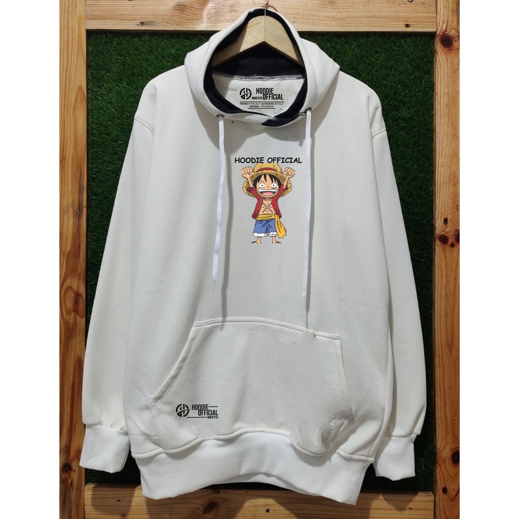 HOODIE PREMIUM DISTRO ORIGINAL KACHIOS kekinian Sweater hoodie polos pria kekinian Putih One Piece