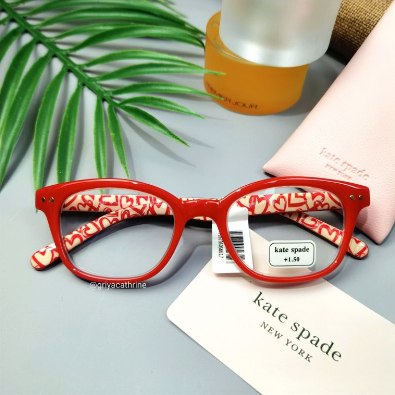 Kacamata Kate Spade Red