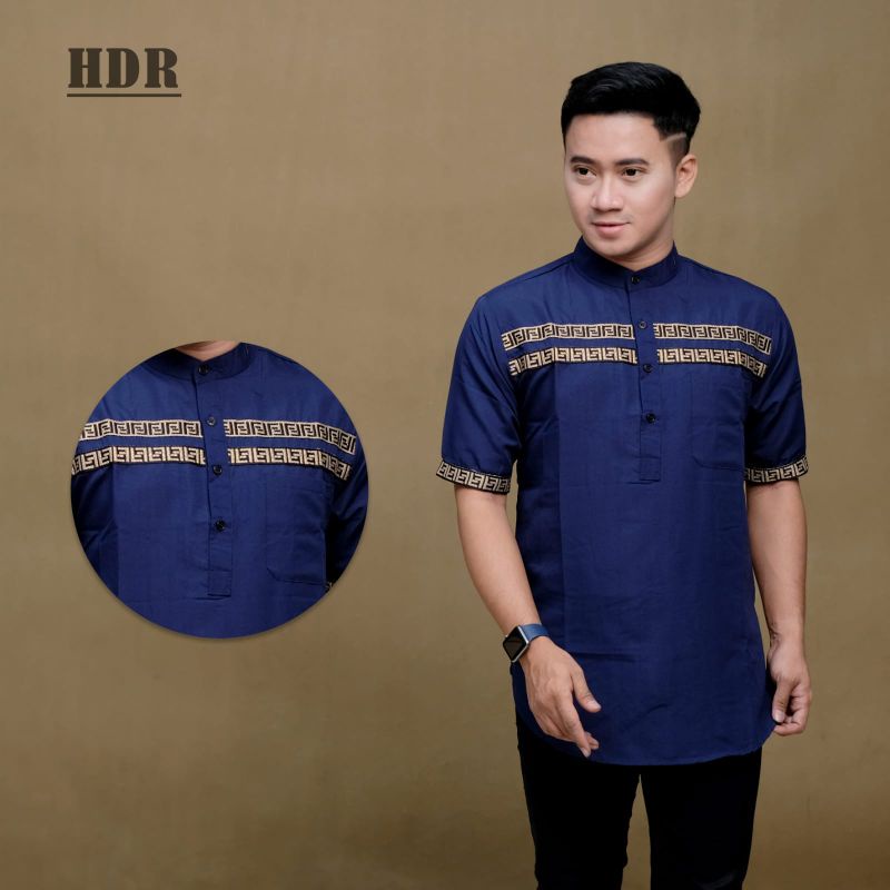 [PREMIUM] FF Kurta Lengan Pendek Bahan Toyobo (M L XL XXL)