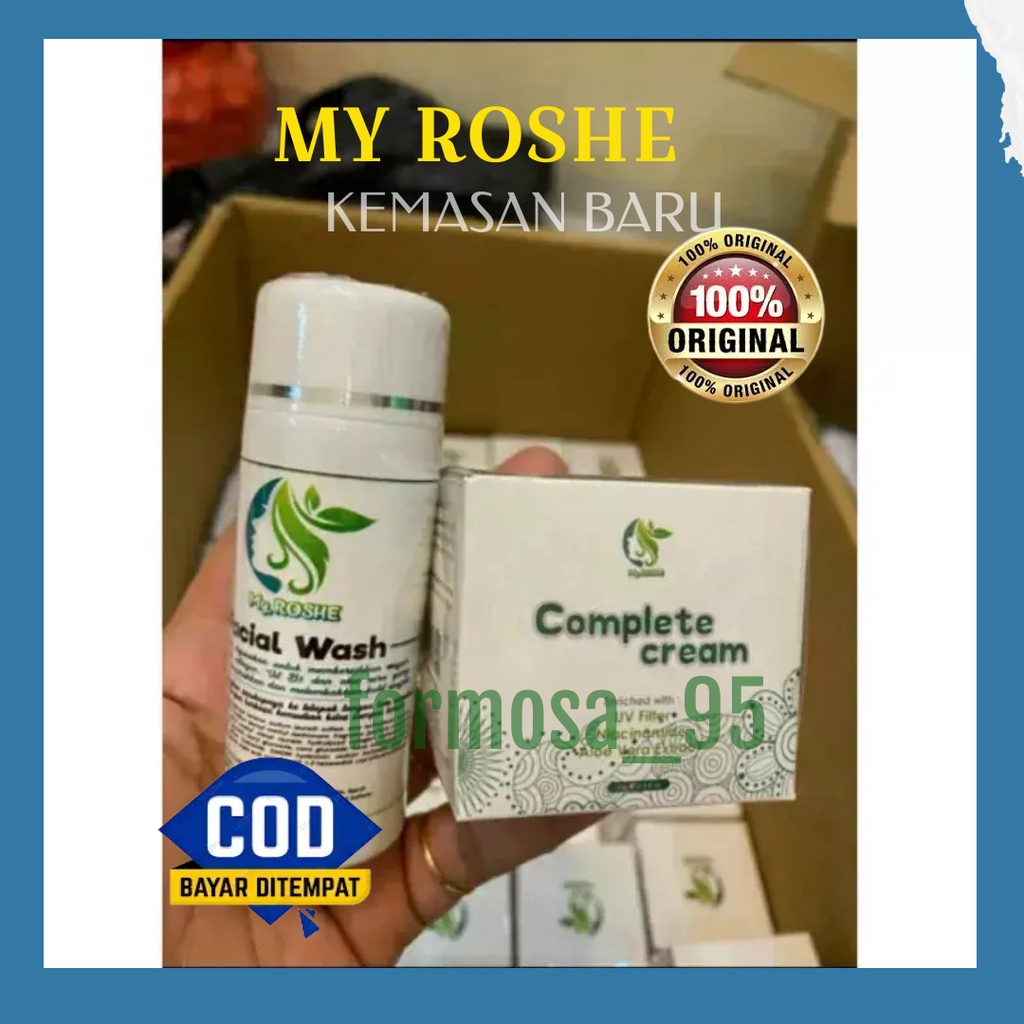 MY Roshe  kemasan baru beauty my roshe krim bpom pemberih scincare murah cling alami